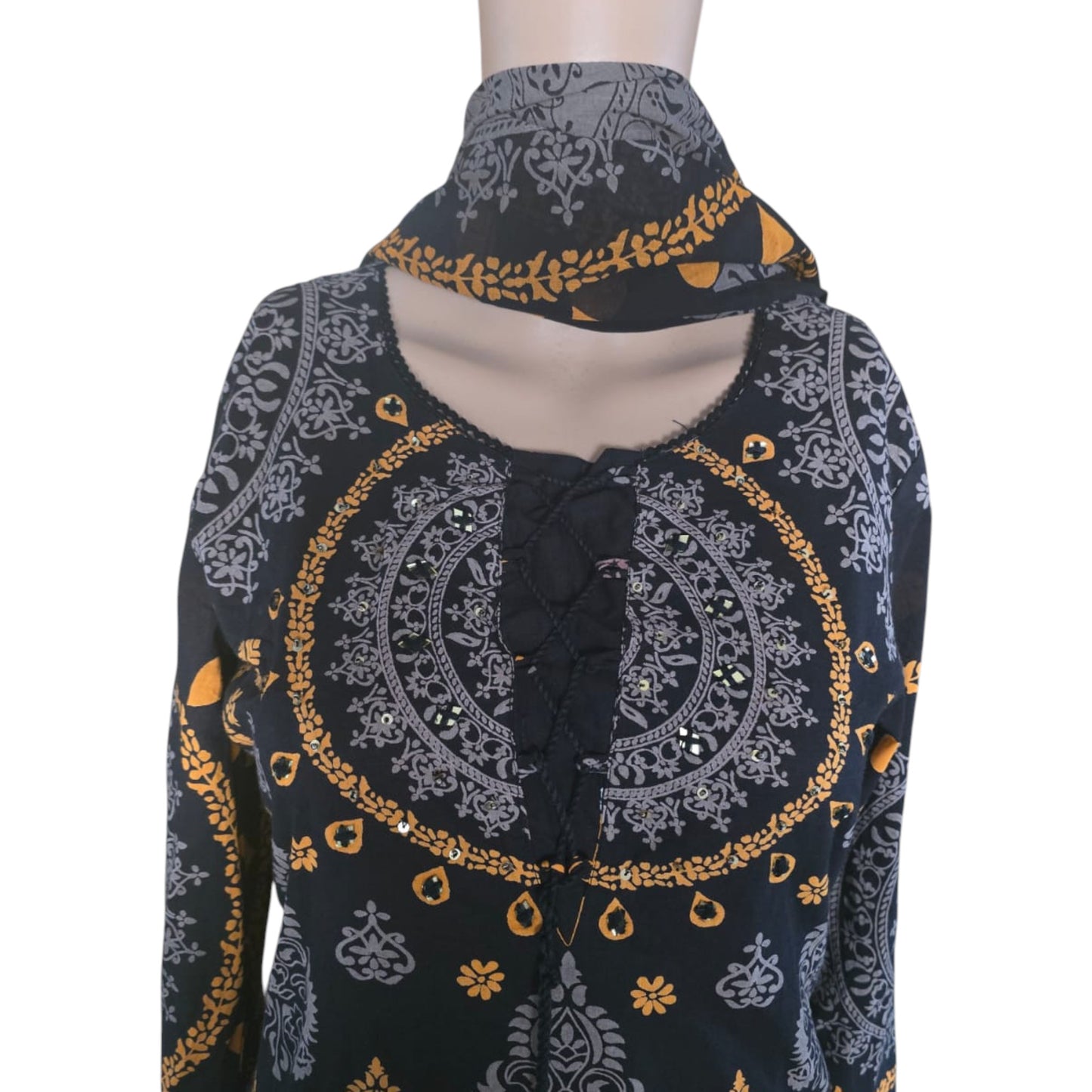 Cotton Ajrakh Full Suit