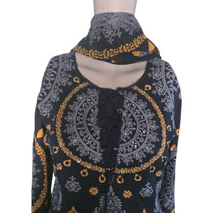 Cotton Ajrakh Full Suit