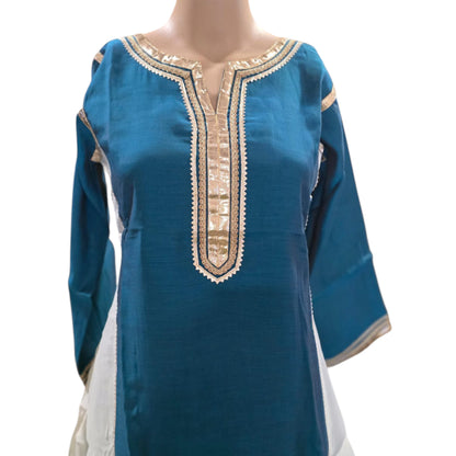 Pure Mul Chanderi Co-ord Set