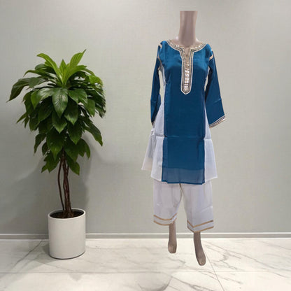 Pure Mul Chanderi Co-ord Set