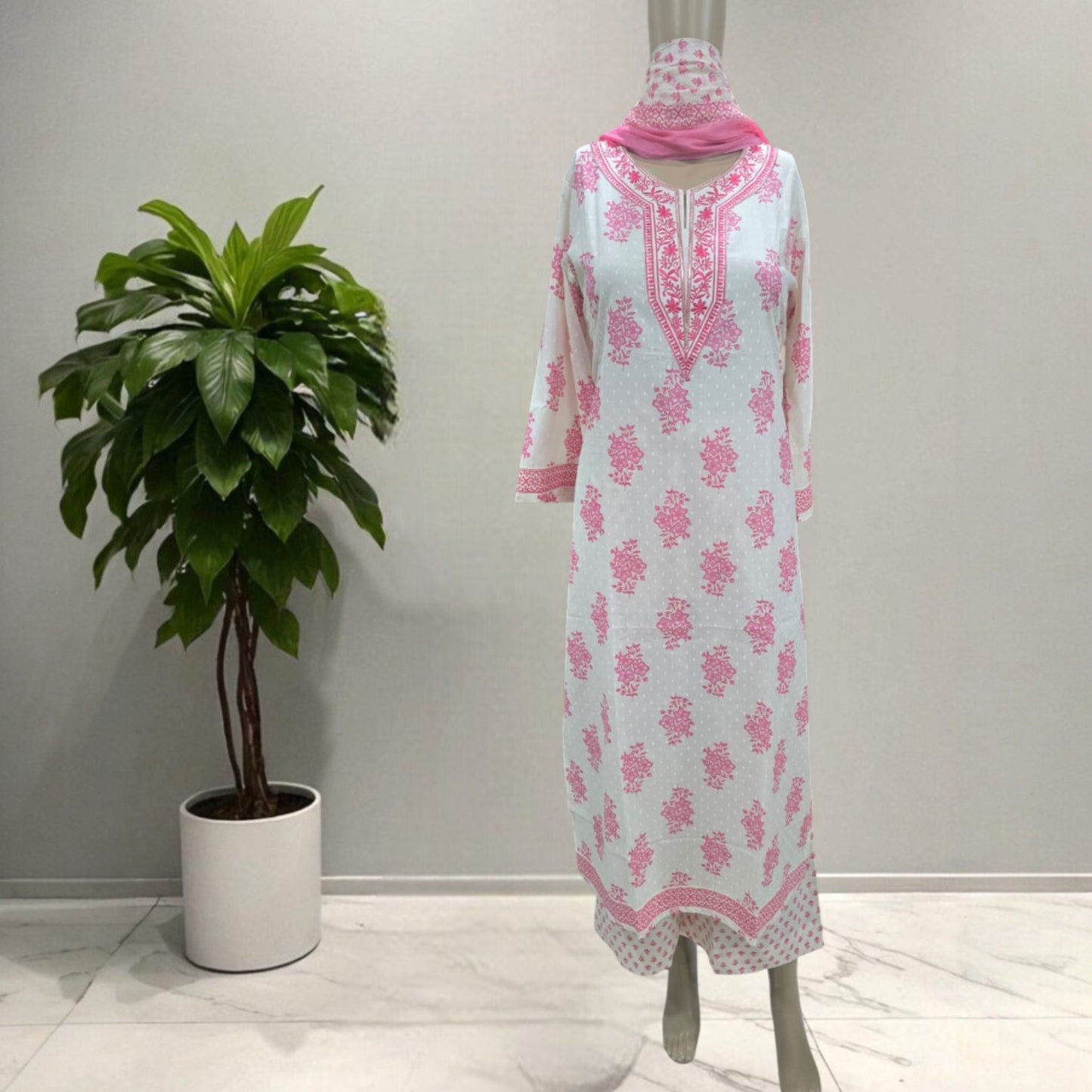 Pure Cotton Full Suit