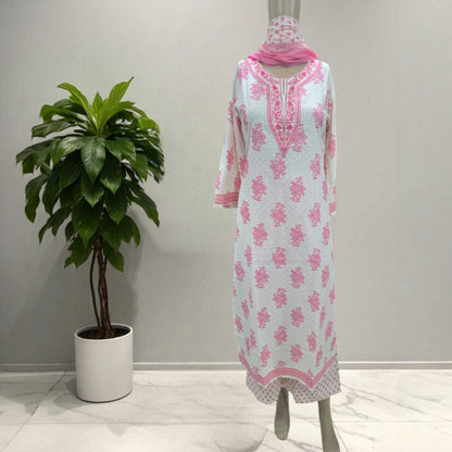 Pure Cotton Full Suit