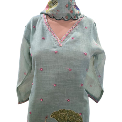 Tissue Linen Full Suit