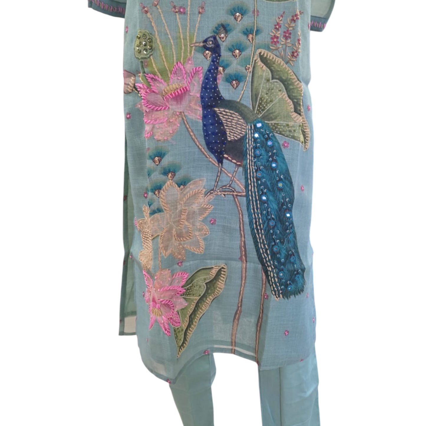 Tissue Linen Full Suit