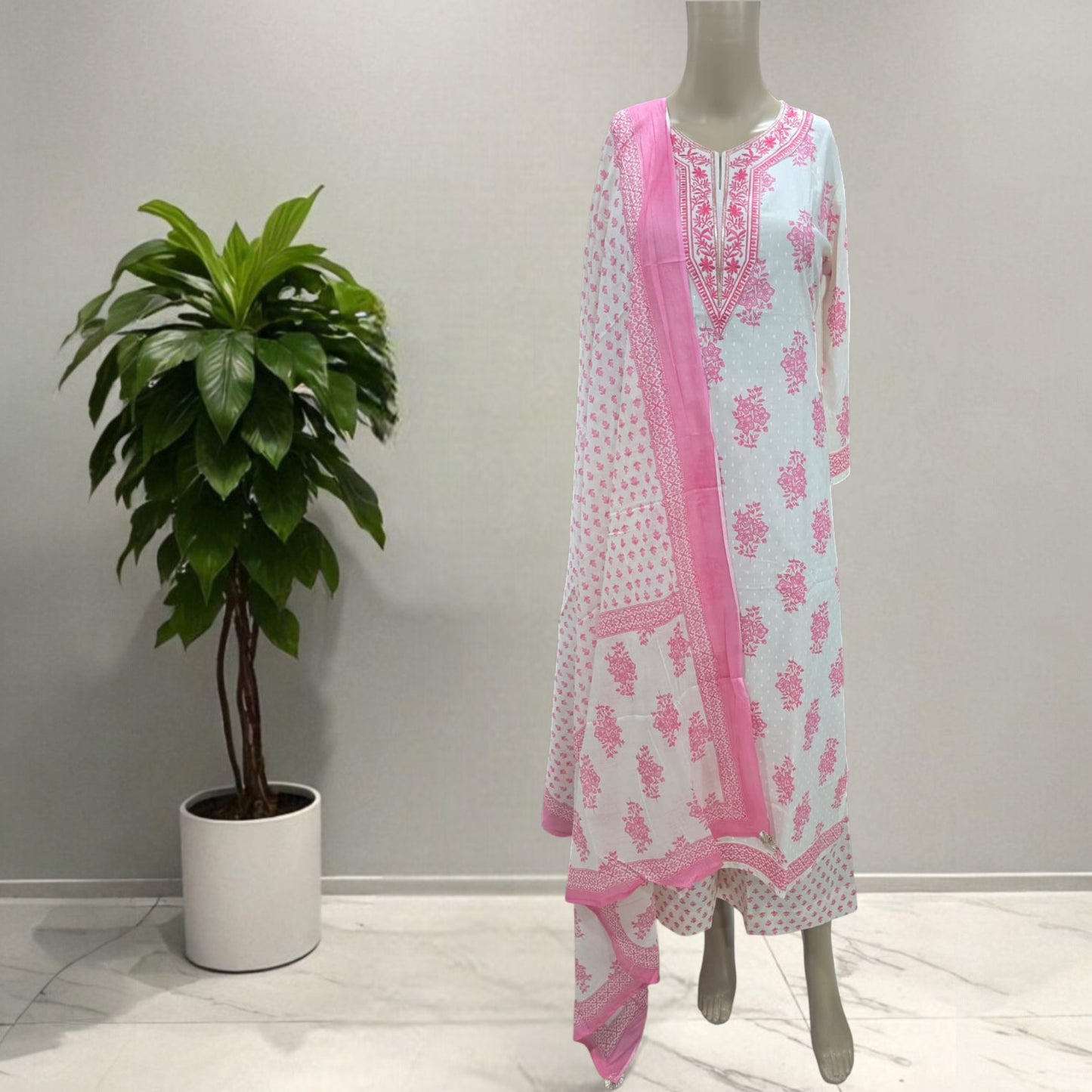 Pure Cotton Full Suit