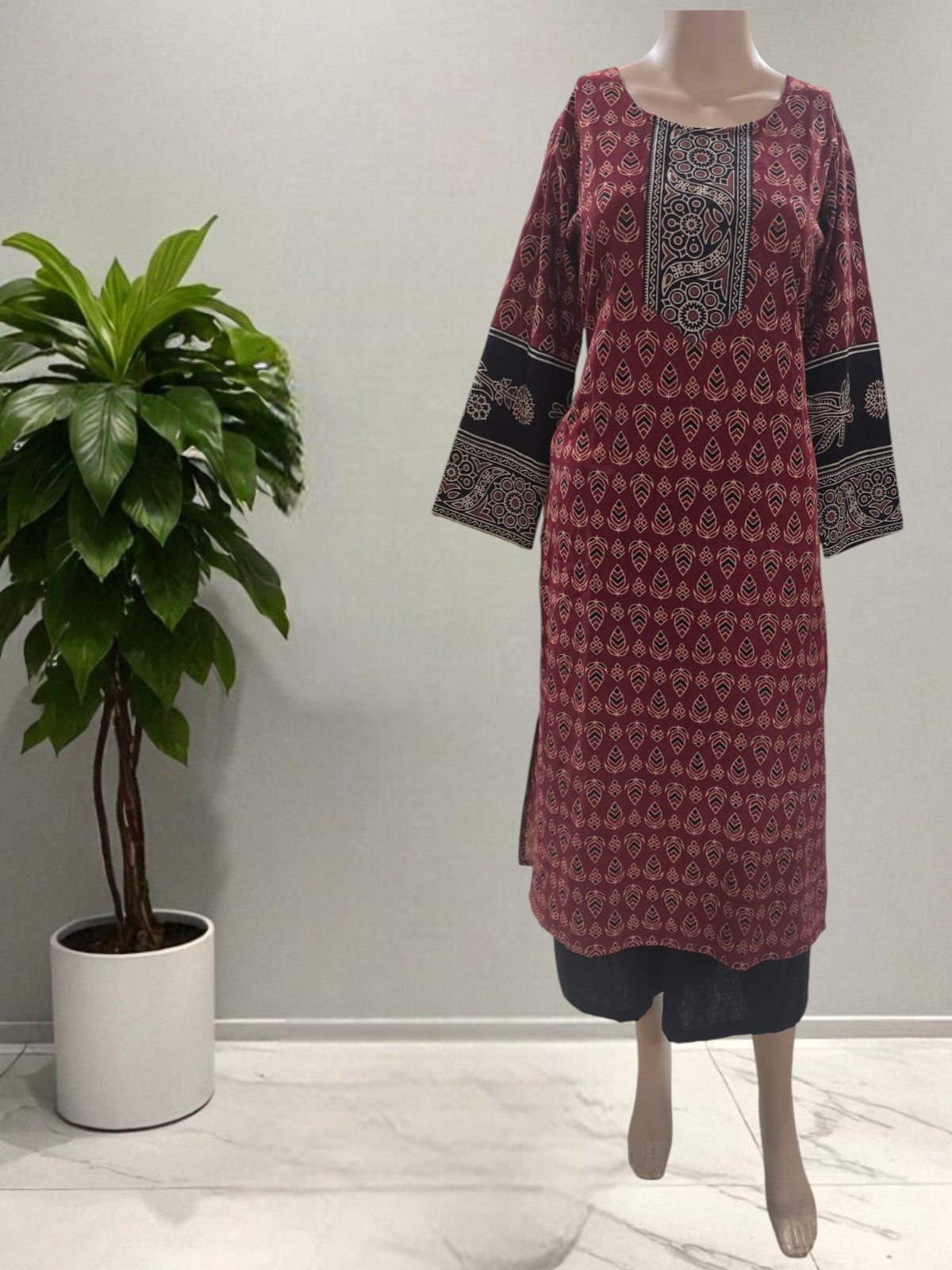 Ajrakh Cotton Kurti
