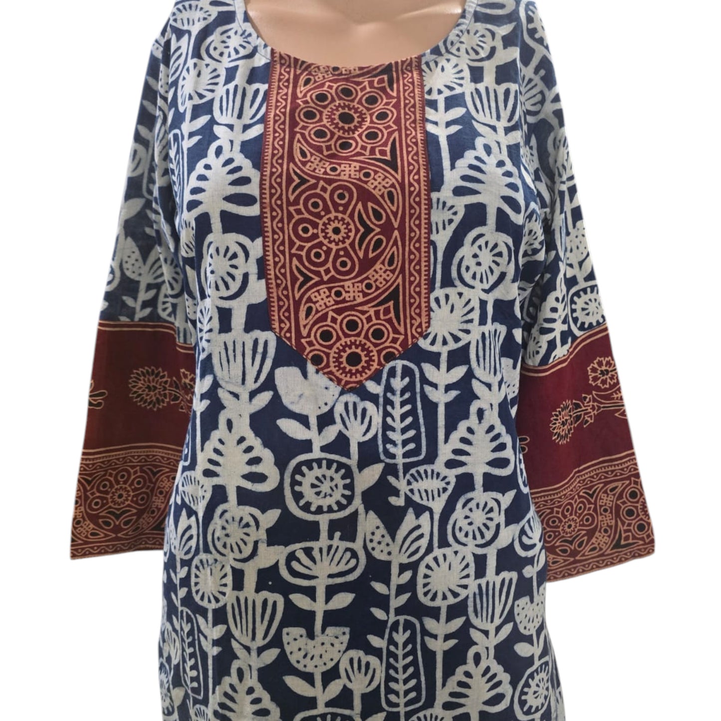 Ajrakh Cotton Kurti