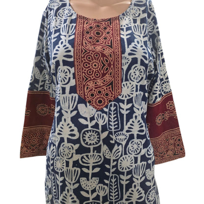 Ajrakh Cotton Kurti