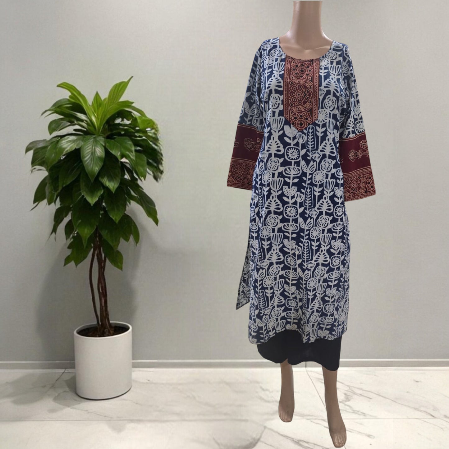 Ajrakh Cotton Kurti