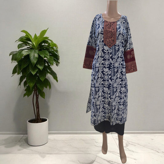 Ajrakh Cotton Kurti