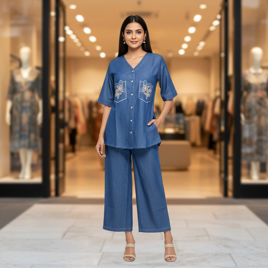 Denim Co-ord Set