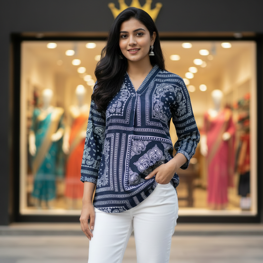 Premium Rayon Short Kurti