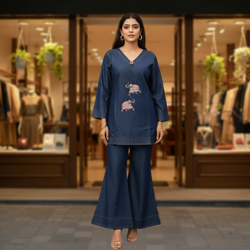 Denim Co-ord Set