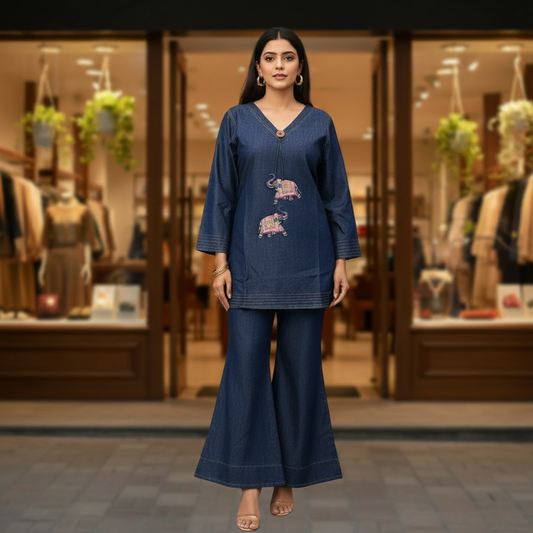 Denim Co-ord Set