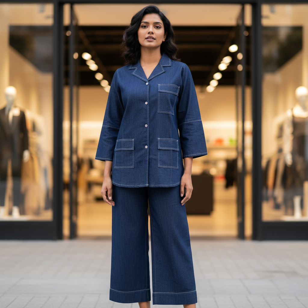 Denim Co-ord Set